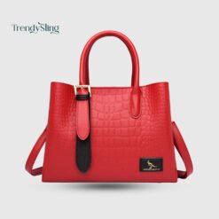 Alternative view of Textured Leather Tote Bag – Versatile Work & Travel Handbag for Women
