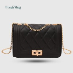 Alternative view of Quilted Luxury Big Flap Crossbody Chain Bag