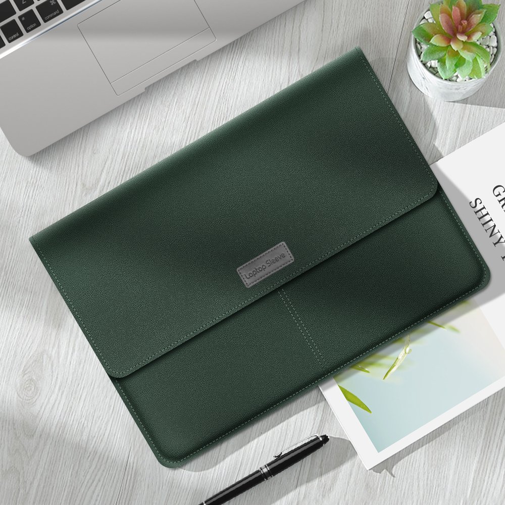 Ultra slim universal Leather feel PU Laptop sleeves for 13 to 15.6 Inches - Image 2