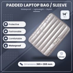 Linear stitch Padded Laptop Bag/Sleeve for 13.3 to 14 Inch - Image 4