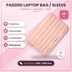 Alternative view of Linear stitch Padded Laptop Bag/Sleeve for 13.3 to 14 Inch