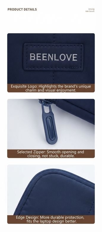 Grid stitch laptop sleeves