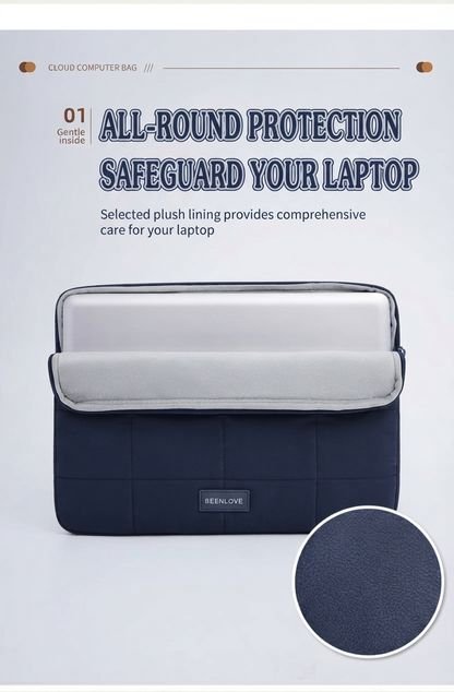 Grid stitch laptop sleeves